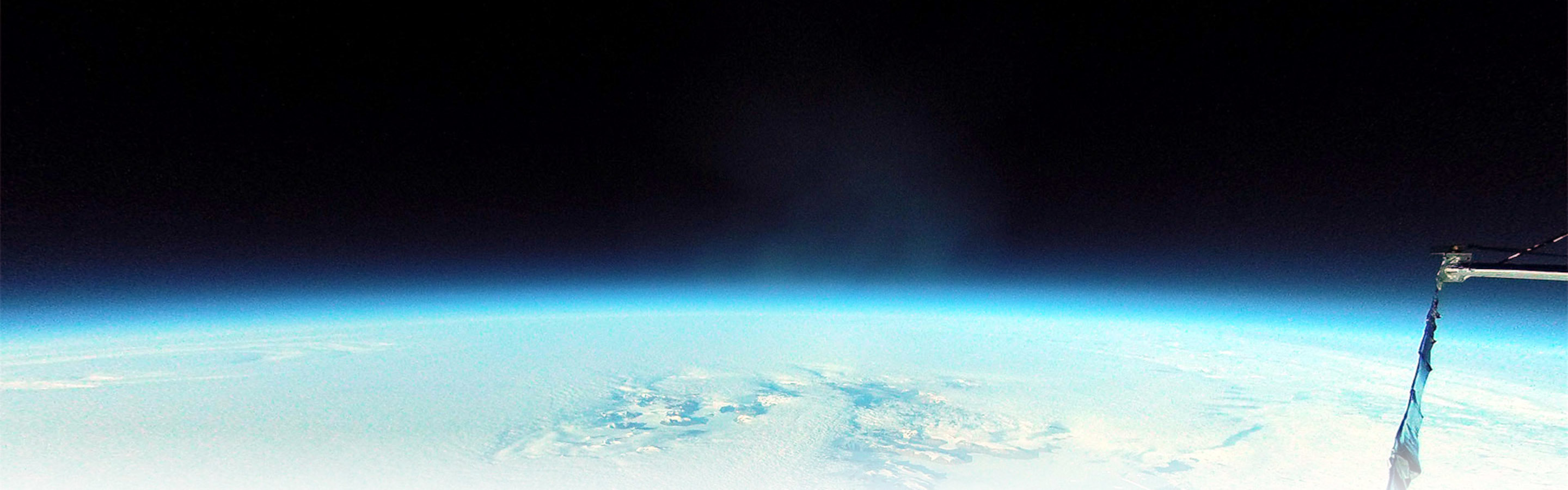 Splash Image: Earth seen from the stratosphere